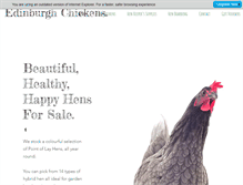 Tablet Screenshot of edinburghchickens.com